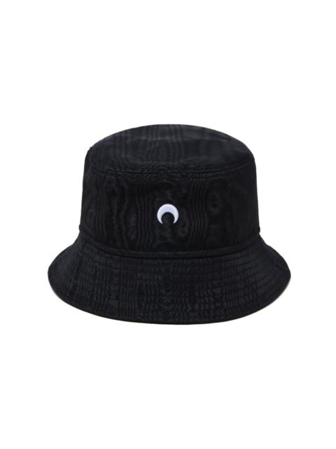 Marine Serre logo-embroidered cotton bucket hat