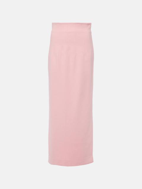 STAUD Jeremiah high-rise maxi skirt