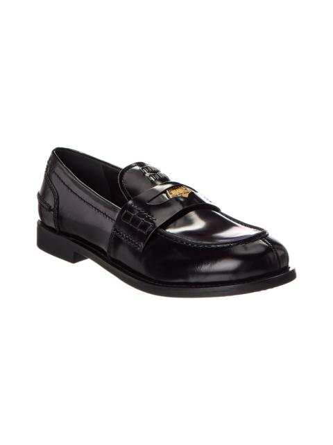Miu Miu Leather Penny Loafer