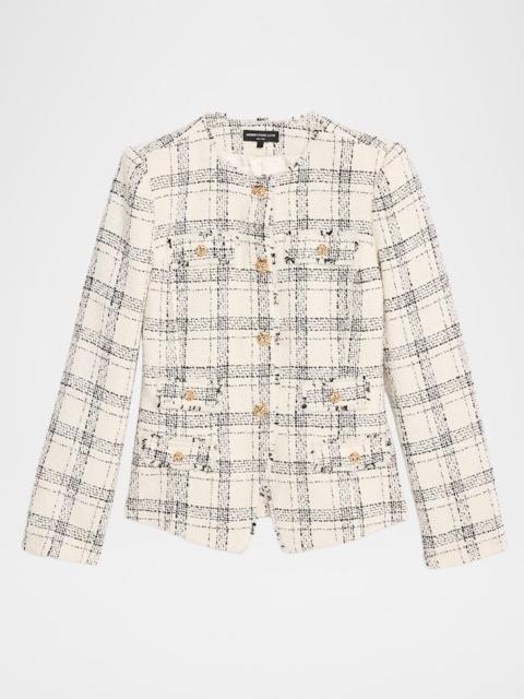 GENERATION LOVE Havana Windowpane Tweed Jacket