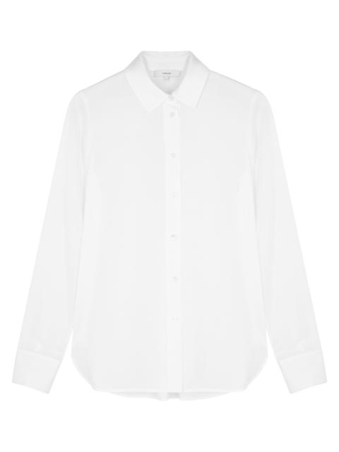 Stretch-silk shirt