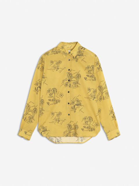 Maison Kitsuné “TROPICAL PALM” RELAXED SHIRT