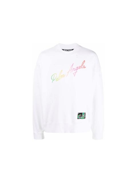 Palm Angels Palm Angels Miami Logo Crewneck White