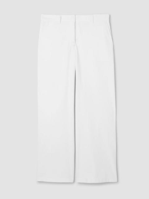 EILEEN FISHER Cotton Blend Ponte Wide-Leg Trouser
