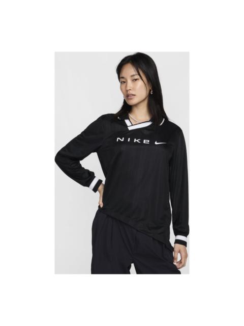 Nike (WMNS) Nike Dri-FIT Jacquard Jersey Asia Sizing 'Black White' FV7539-010