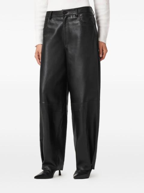 ALLSAINTS Jett panelled leather trousers