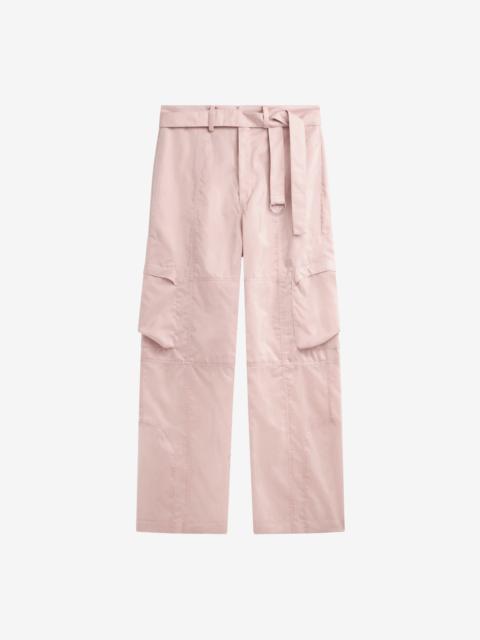 The Frankie Shop Kelly Sheer Cargo Pants - Pink