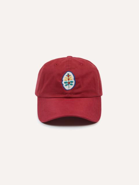 Drake's Red Flower Emblem Cotton Baseball Cap
