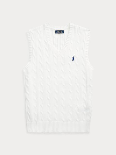 Polo Ralph Lauren Cable-Knit Cotton Sweater Vest