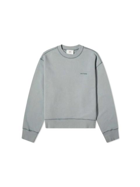 AMI Paris Ami Paris Fade Out Sweatshirt Aquamarine