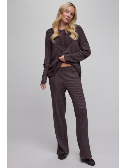 Barefoot Dreams CozyChic Ultra Lite® Lurex Rib Straight Leg Pant