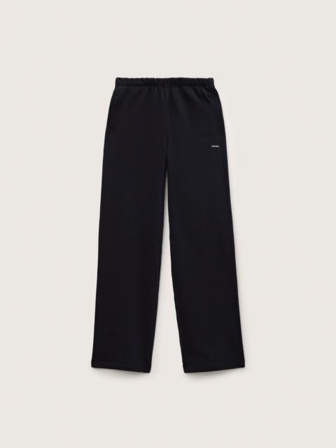 PANGAIA Womens Midweight Straight Leg Track Pants - Black