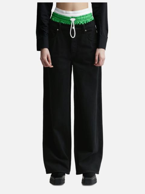 alexanderwang.t PRE STYLED TRI-LAYER 5 POCKET JEAN