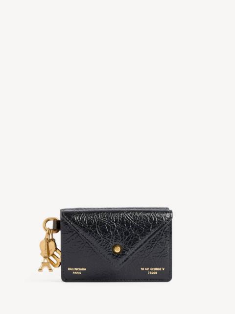 BALENCIAGA Women's Token Mini Wallet in Black