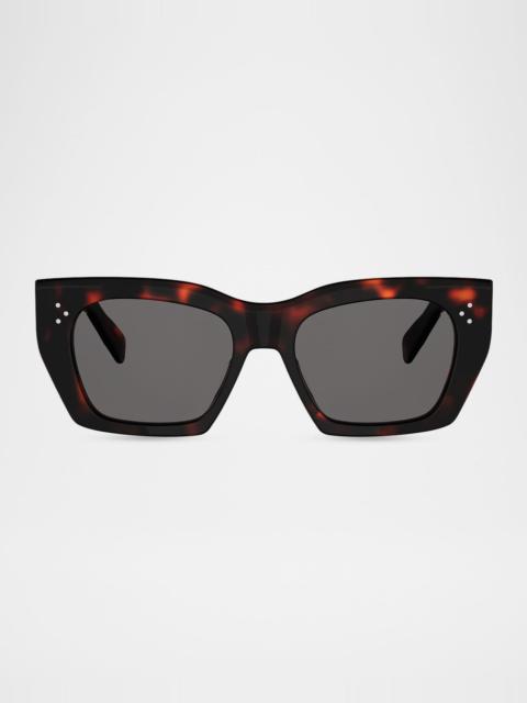 CELINE 3 Dots 53mm Square Sunglasses