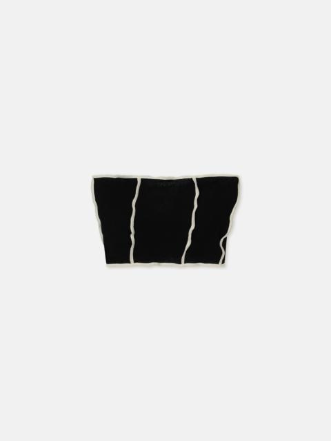 Nanushka Patchwork Mesh-Jersey Tube Top