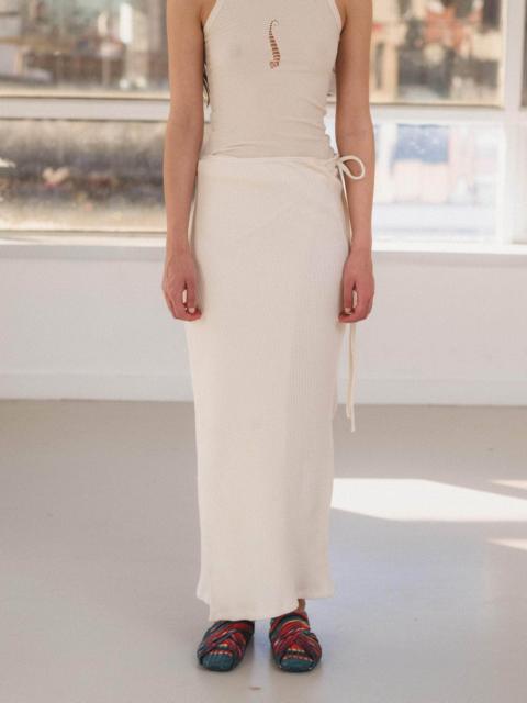 BASERANGE Brig Skirt - Organic Cotton Rib Jersey