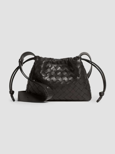 Bottega Veneta Men's Bike Avenue Intrecciato Leather Bag - Espresso Silver