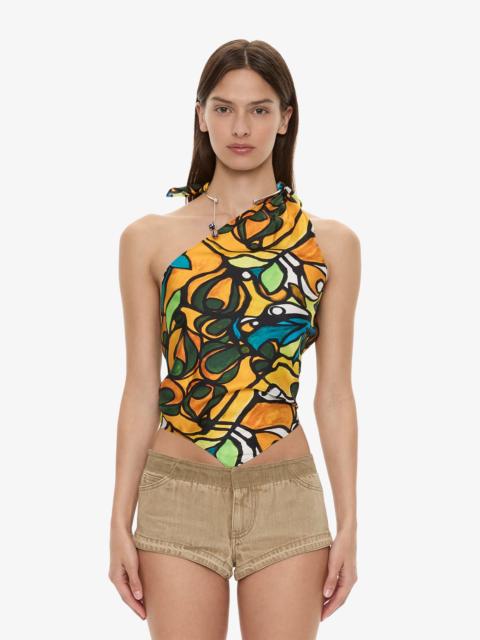 CHRISTOPHER ESBER Tropic Nouveau Scarf Tie Top