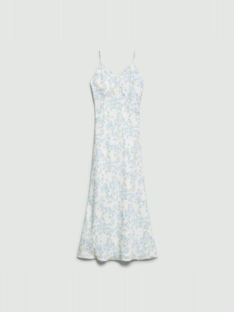 Theory Slip Dress in Floral Satin Georgette