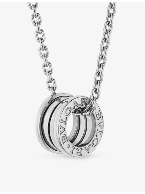 BVLGARI B.zero1 18ct white-gold pendant necklace