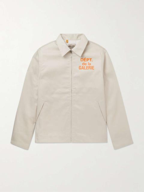 GALLERY DEPT. Montecito Logo-Print Cotton-Twill Jacket