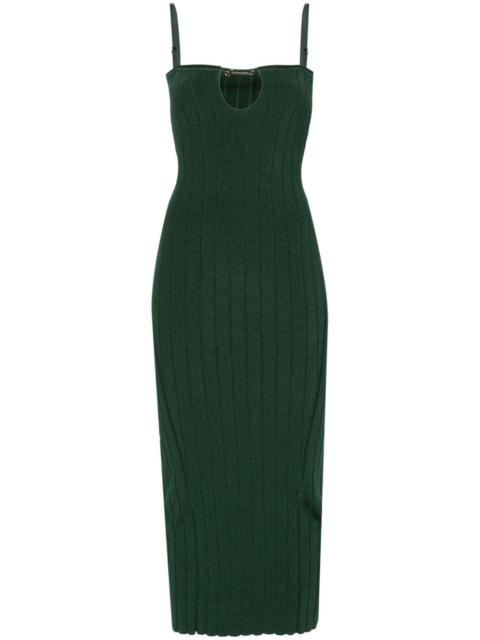 JACQUEMUS La robe Sierra Bretelles midi dress