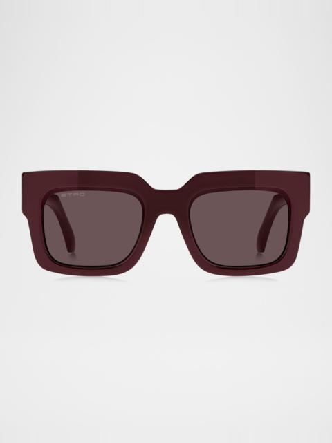Etro 0080S Plastic Rectangle Sunglasses