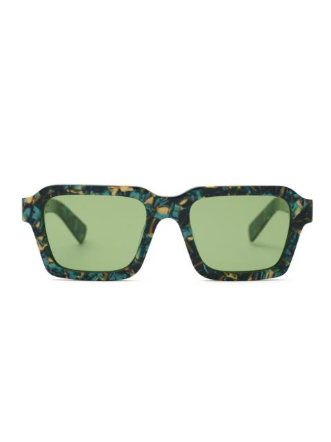 BRAIN DEAD Staunton Post Modern Primitive Eye Protection - Green Granite/Green