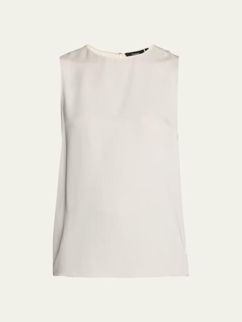 Theory Silk Straight Shell Top