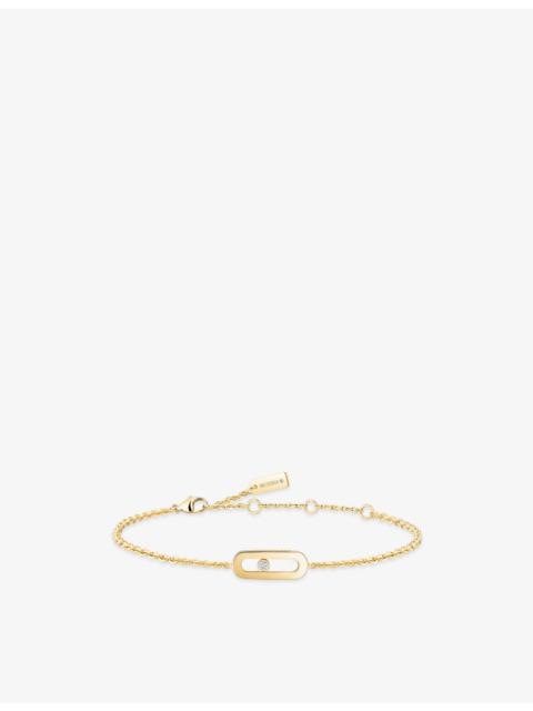 MESSIKA Move Uno 18ct Gold And 0.02ct Diamond Bracelet