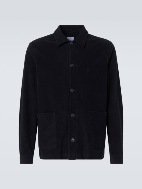Sunspel Cotton moleskin overshirt