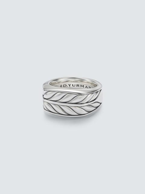 DAVID YURMAN Chevron sterling silver ring