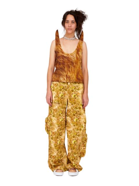 Collina Strada BROWN FUR HORN TANK