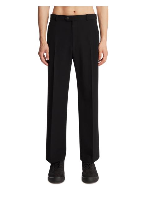 The Row Black Wool Trousers