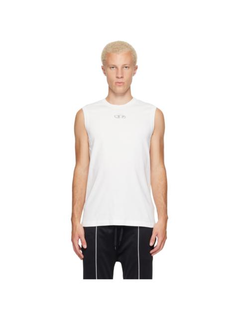 Diesel White T-Bisco-Iod Tank Top