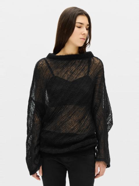 Ann Demeulemeester Christabel Bias Cut Sweater