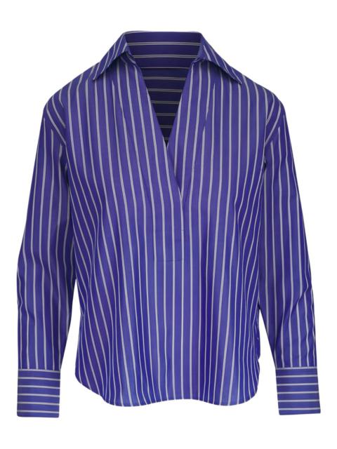 Vince striped long-sleeve shirt