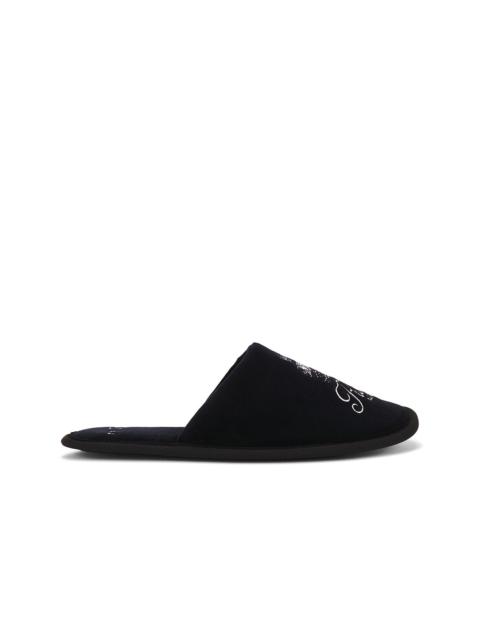FRAME X Ritz Velvet Slippers