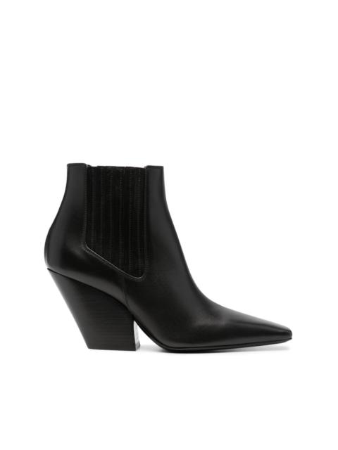 CASADEI leather ankle boots
