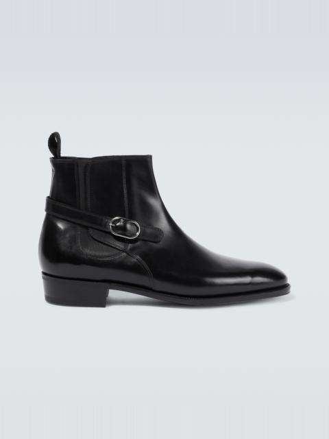 Masons leather Chelsea boots