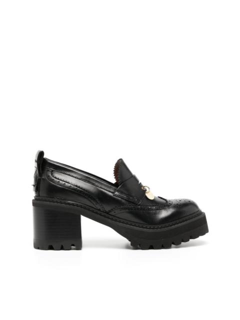 See by Chloé Aryel 70mm logo-charm loafers
