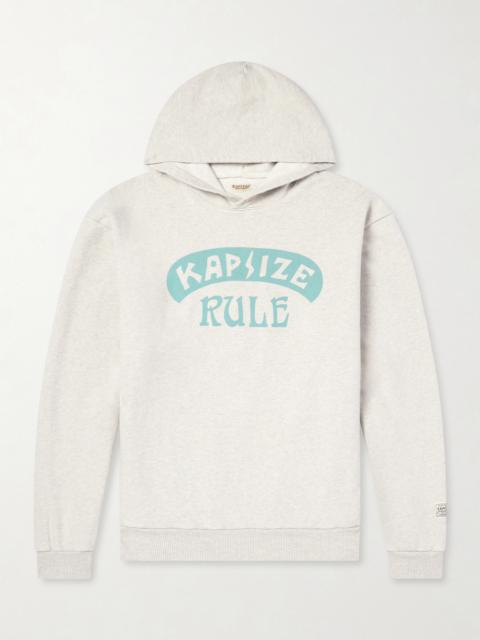 Kapital Printed Wool-Blend Jersey Hoodie