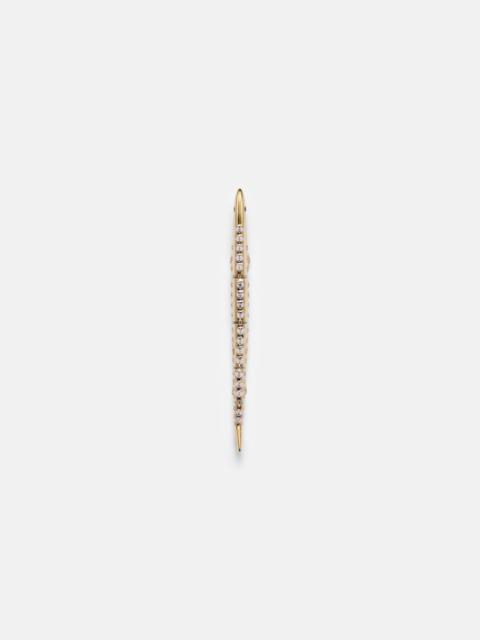 Yvonne Léon Marlin Gm 9kt gold single earring with diamonds