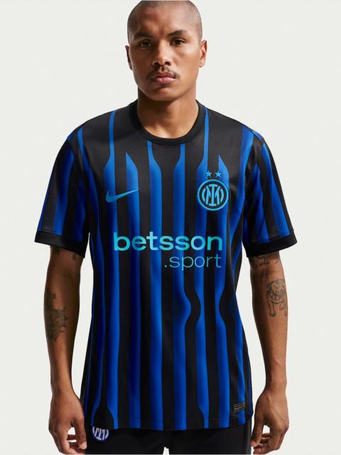 Nike Inter Milan 2025/26 Stadium Home Men's Nike Dri-FIT Soccer Replica Jersey