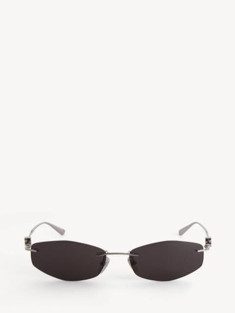 BALENCIAGA Women's Nano D-frame Sunglasses in Silver