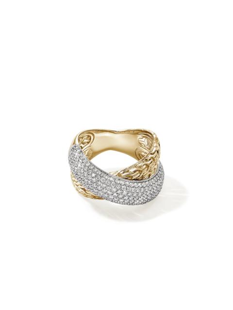 JOHN HARDY Artisan Series Carved Chain Ring