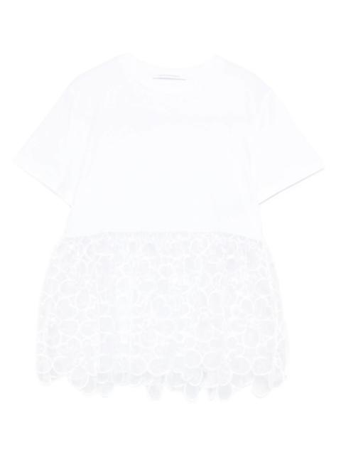 CECILIE BAHNSEN Cecilie Bahnsen Lace-detail T-shirt