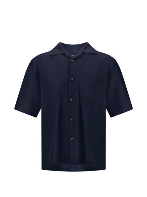 Herno patch-pocket short-sleeve shirt