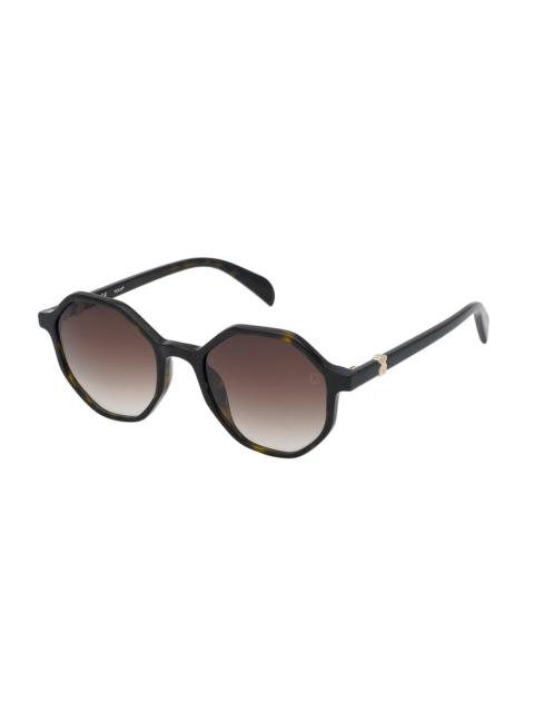 TOUS Brown Hexagon Bear Sunglasses